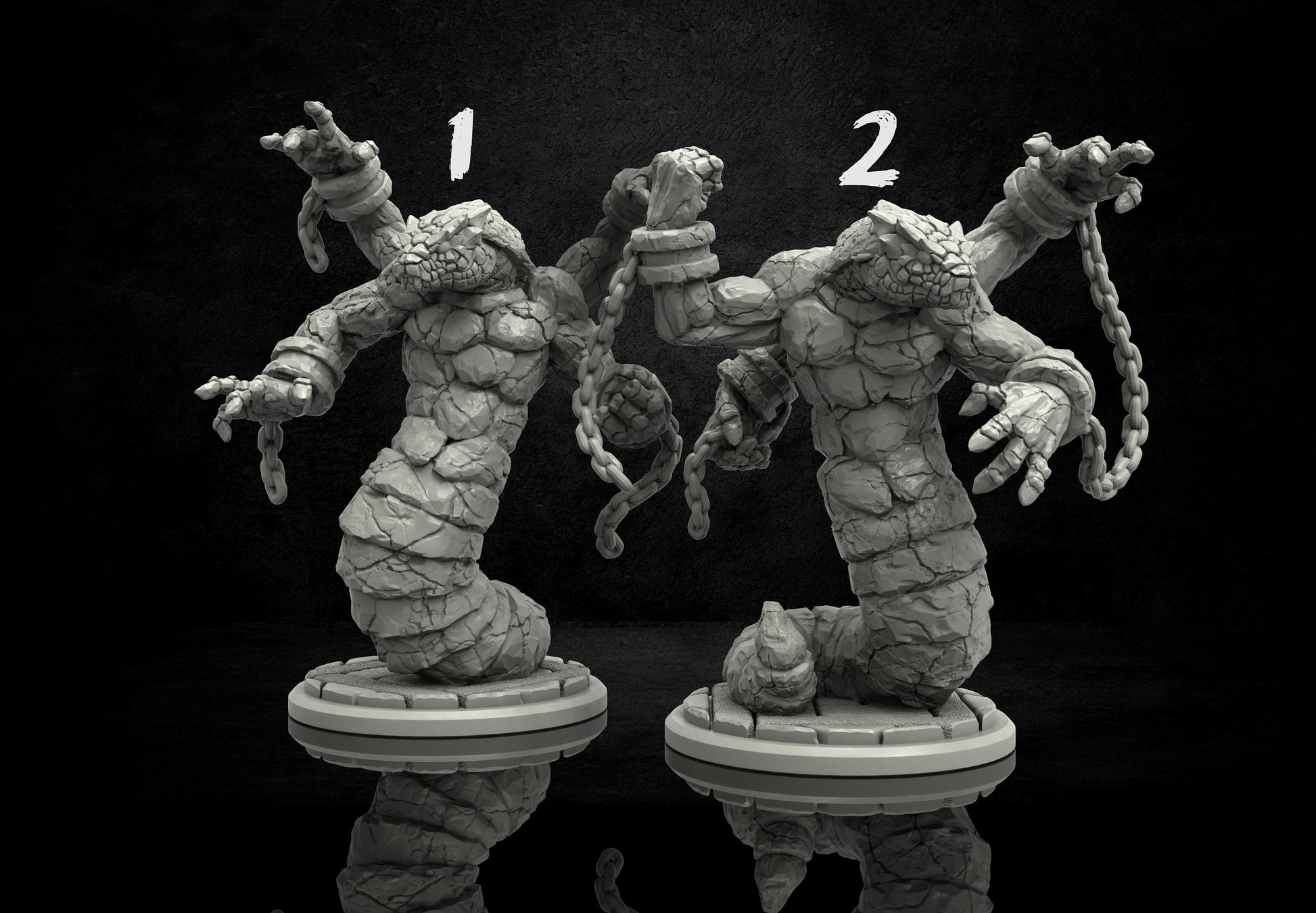 Guardians Miniature (Two Variations) - Adaevy Creations - 28mm / 32mm / 36mm