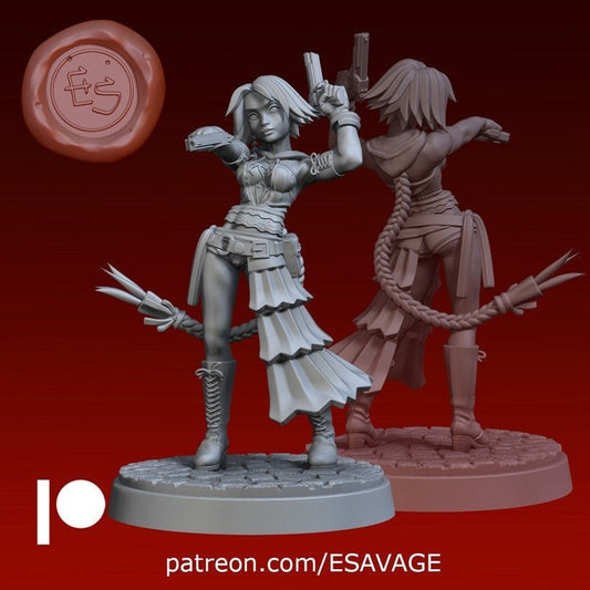 Intrepid Gunner (Standard & NSFW Options) - Ethan Savage Studios - 28mm / 32mm / 36mm