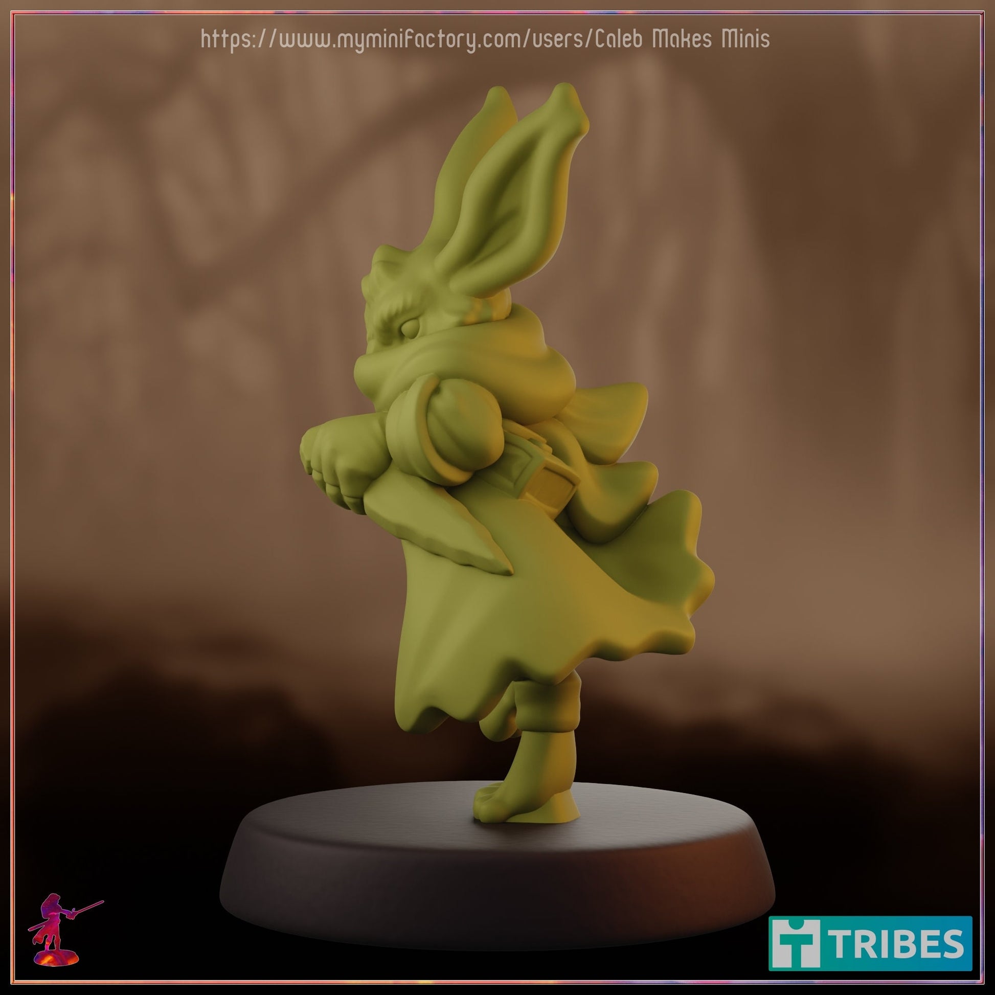 Harengon Cutpurse - Caleb Makes Minis - 28mm / 32mm / 36mm