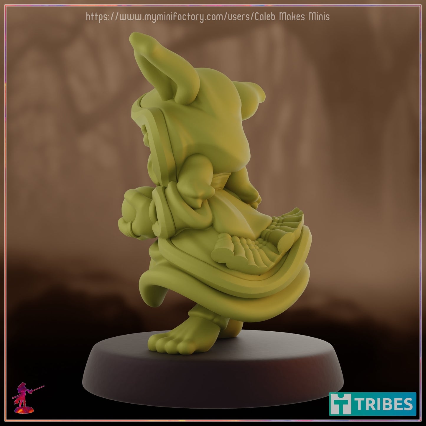 Harengon Fortune Teller - Caleb Makes Minis - 28mm / 32mm / 36mm