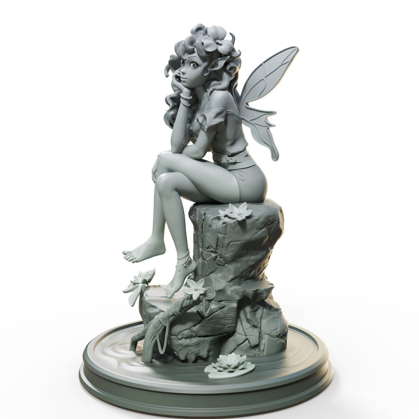 Celestia, Fairy (Standard & NSFW Versions) - Female Miniatures - 28mm / 32mm / 36mm / 75mm