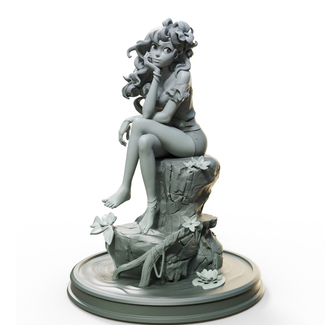 Celestia, Human (Standard & NSFW Versions) - Female Miniatures - 28mm / 32mm / 36mm / 75mm