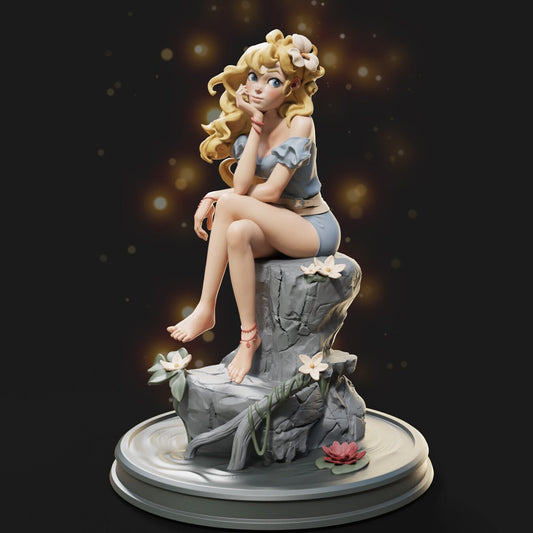 Celestia, Human (Standard & NSFW Versions) - Female Miniatures - 28mm / 32mm / 36mm / 75mm