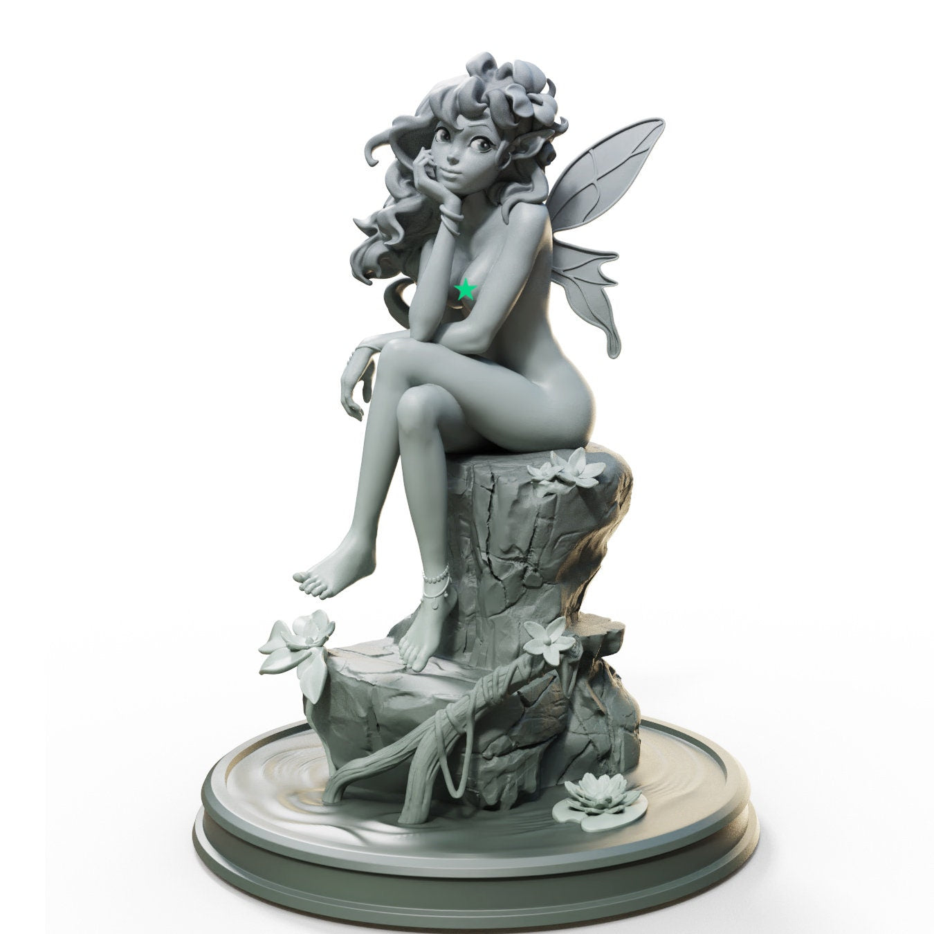 Celestia, Fairy (Standard & NSFW Versions) - Female Miniatures - 28mm / 32mm / 36mm / 75mm