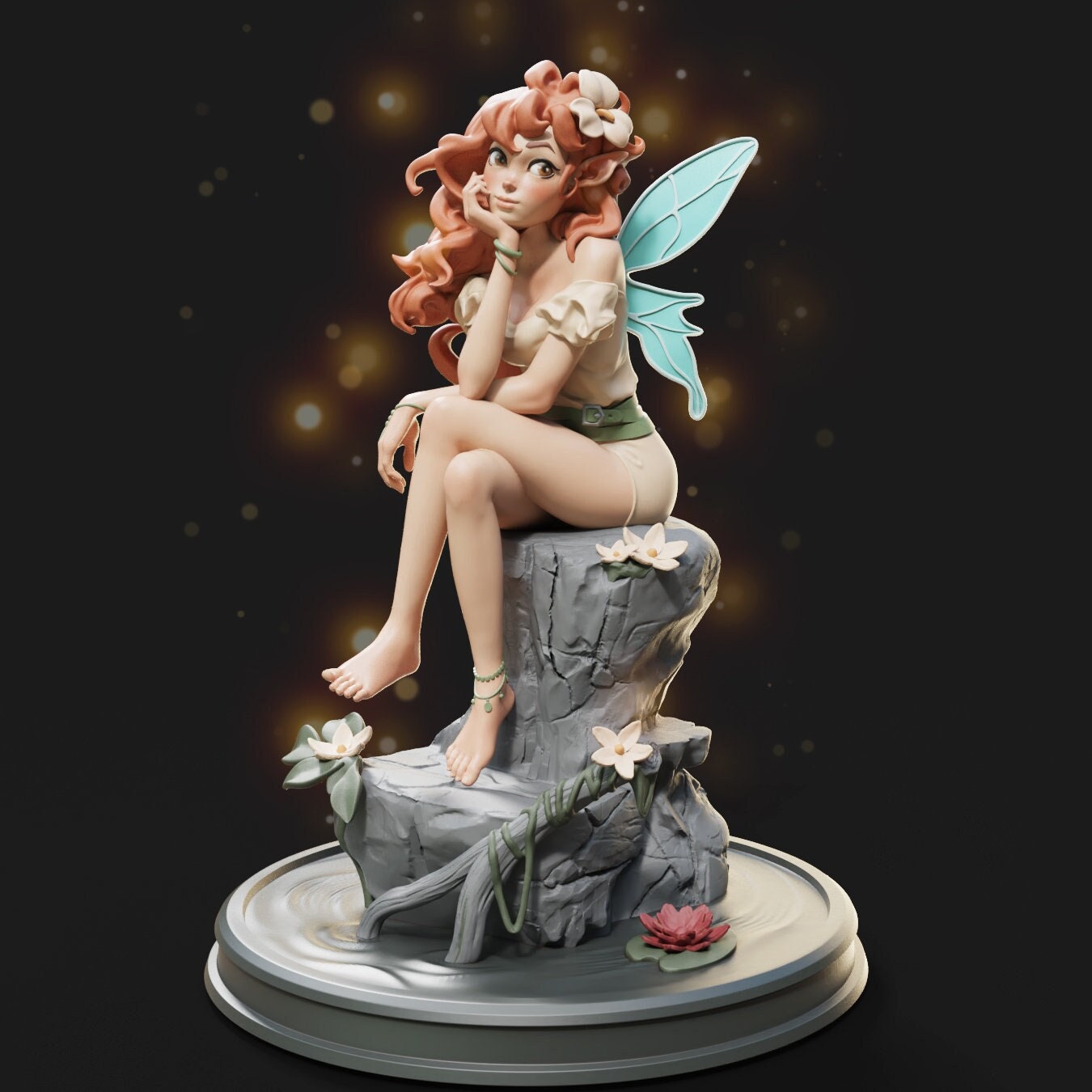 Celestia, Fairy (Standard & NSFW Versions) - Female Miniatures - 28mm / 32mm / 36mm / 75mm