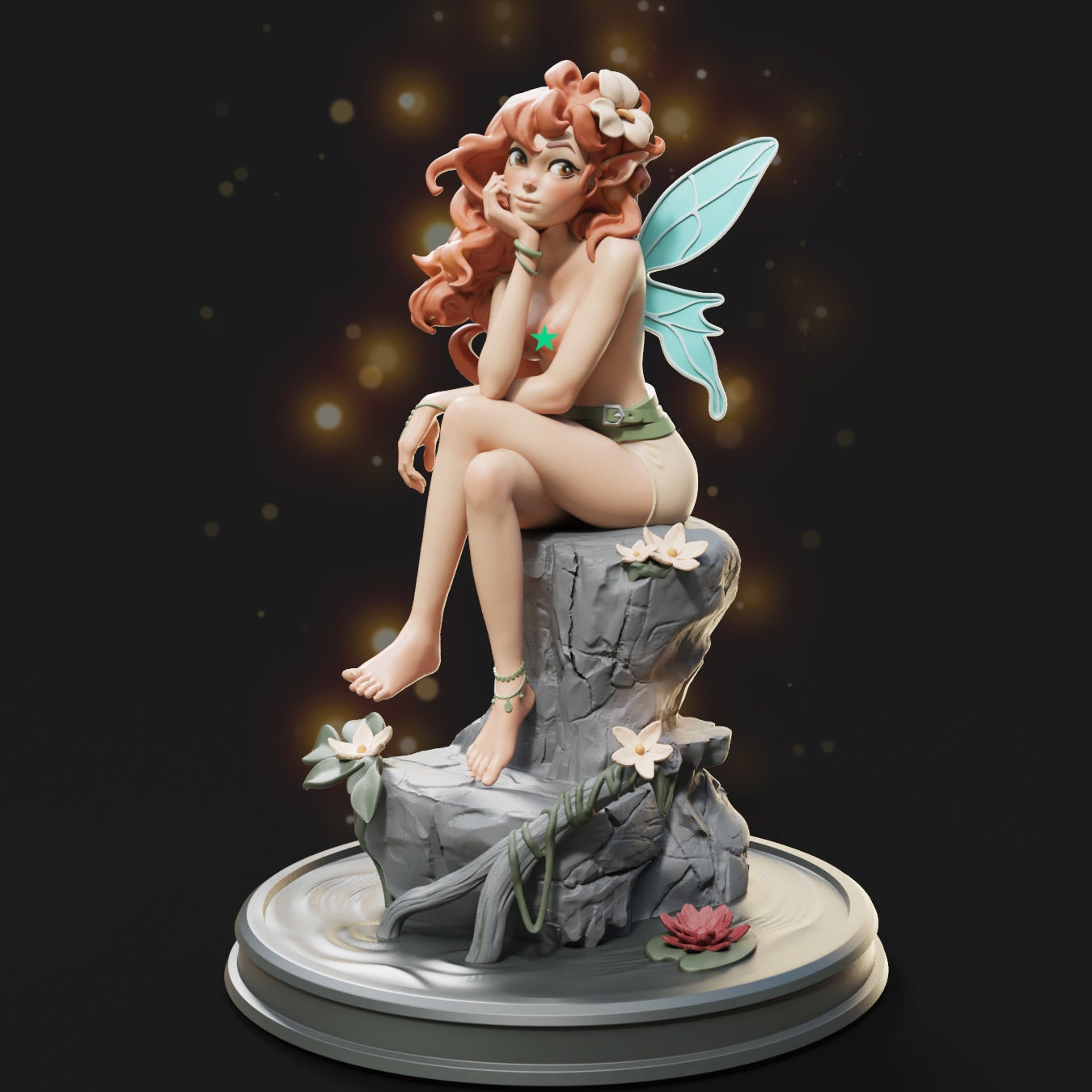 Celestia, Fairy (Standard & NSFW Versions) - Female Miniatures - 28mm / 32mm / 36mm / 75mm