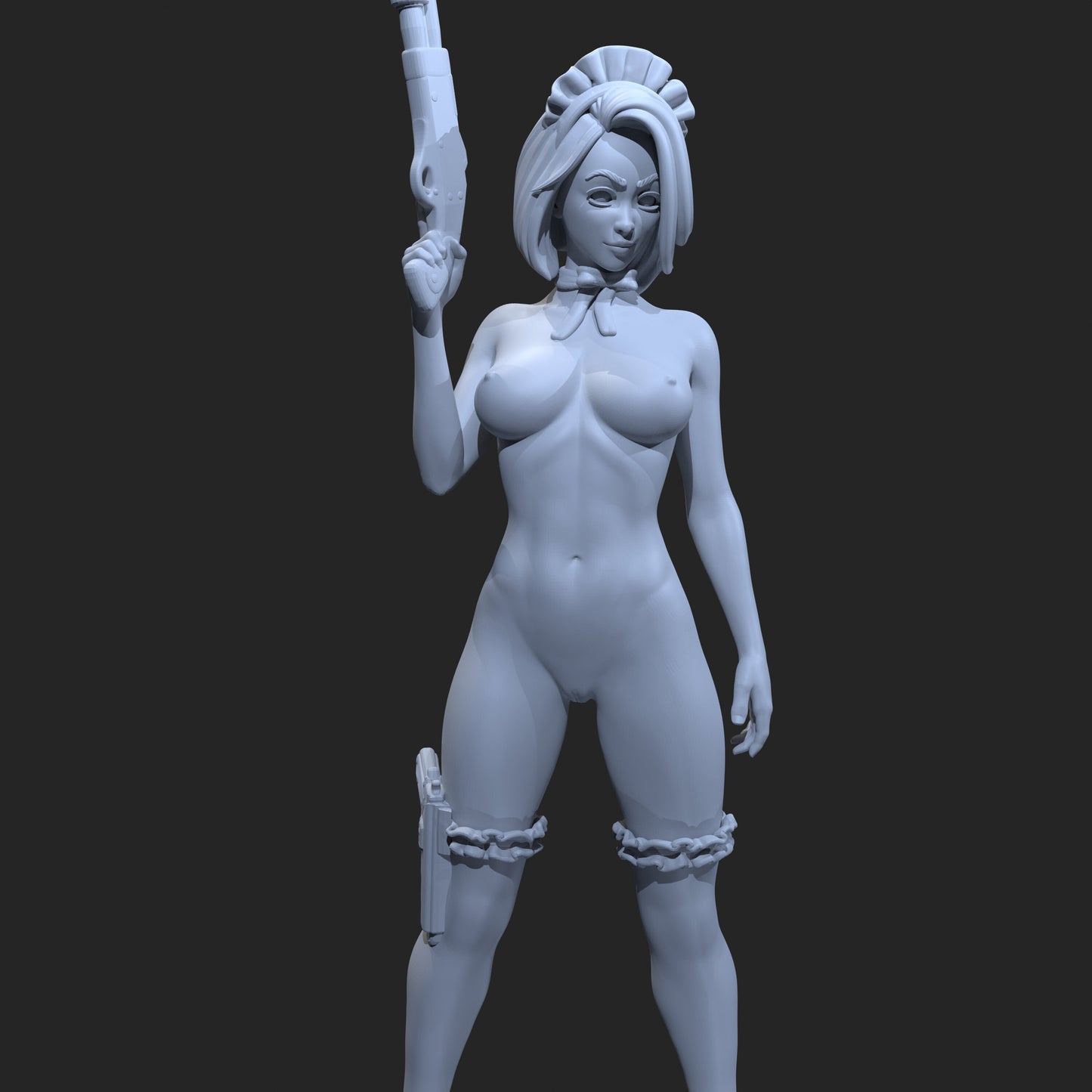 Shotgun Maid (Standard & NSFW Versions) - Bunch-O-Minis - 28mm / 32mm / 36mm / 75mm