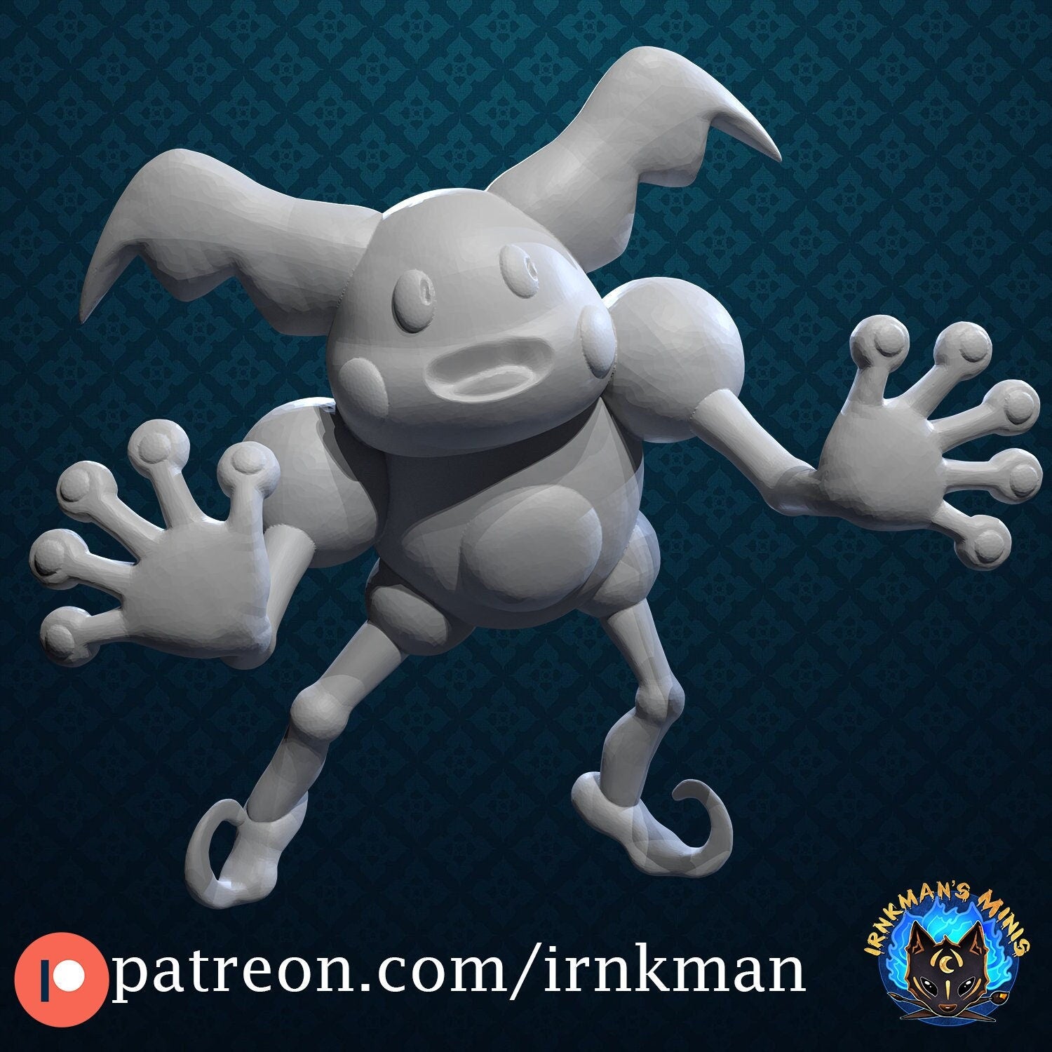 Mr. Mime Miniature - Irnkman's Minis