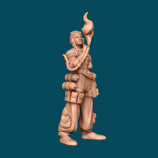 Mica, Firecracker Artificer- Awkward Penguin’s Minis - 28mm / 32mm / 36mm