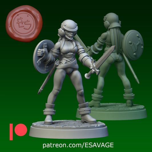 Alexandrian Soldier Miniature - Ethan Savage Studios - 28mm / 32mm / 36mm