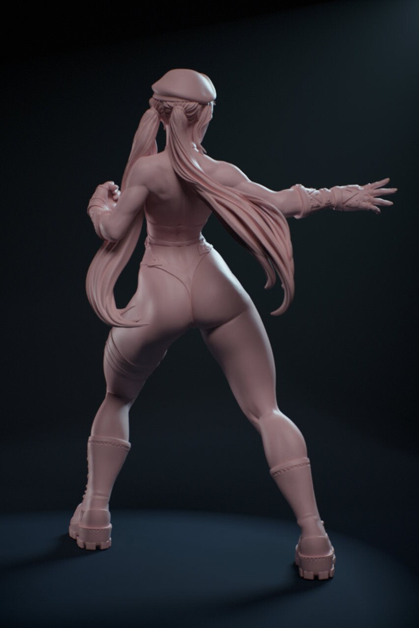 Sergeant Kelly: Fighting Pose (Standard, Swimsuit, and Nude Variations) - Mini Dreams - 75mm / 100mm