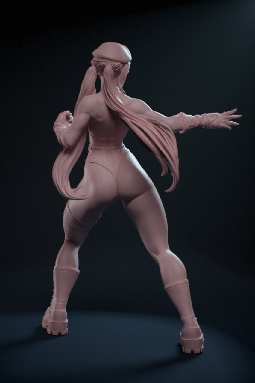 Sergeant Kelly: Fighting Pose (Standard, Swimsuit, and Nude Variations) - Mini Dreams - 75mm / 100mm