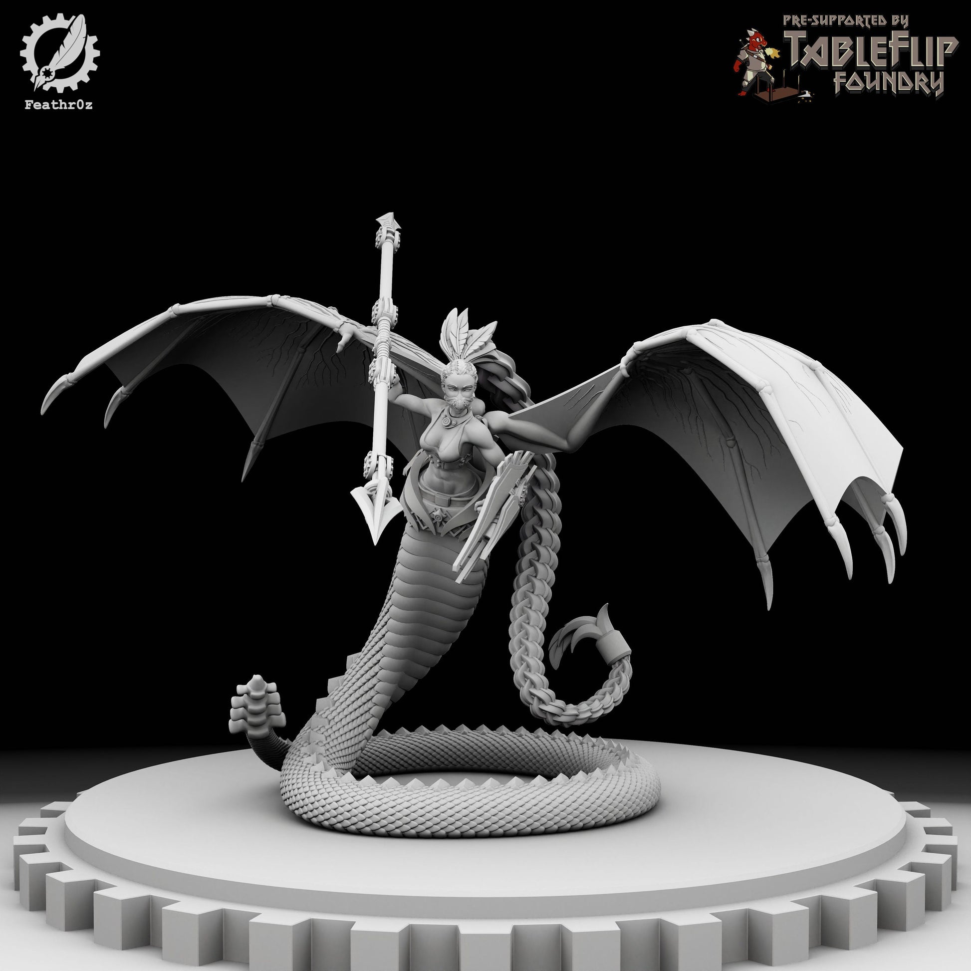 Aurora Vanguard Captain 003 Melusine (Standard & NSFW Versions) - Feathr0z - 32mm