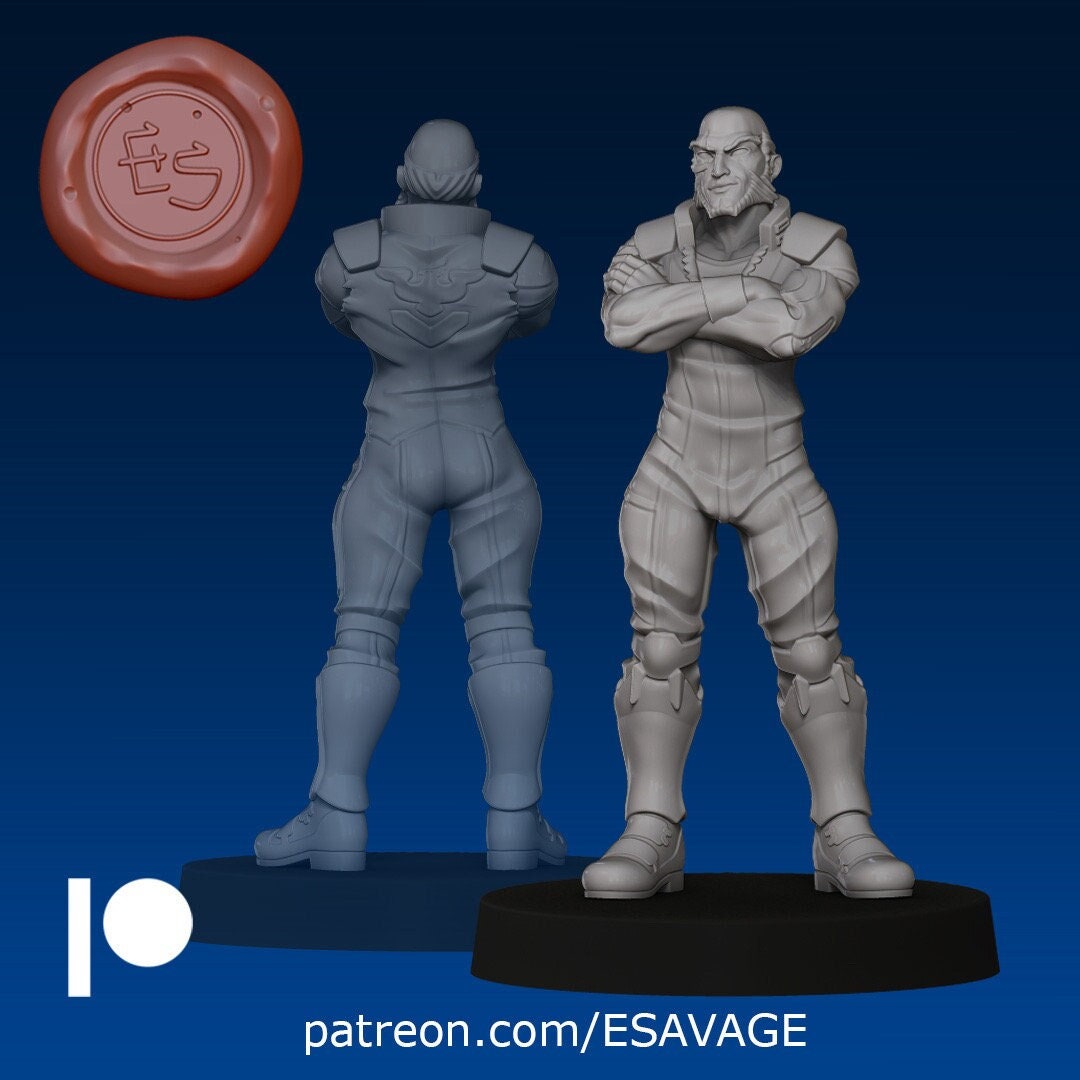 Space Captain - Ethan Savage Studios - 28mm / 32mm / 36mm