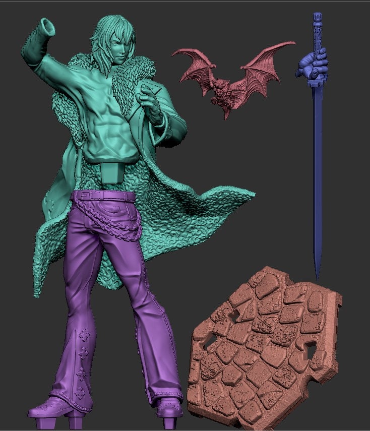 Vampire Slayer Miniature - DraGun Studios - 28mm / 32mm / 36mm / 100mm