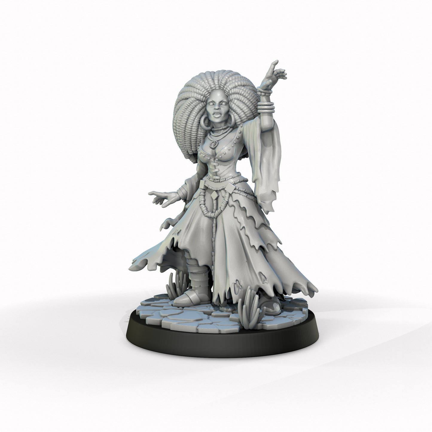 The Swamp Witch Miniature - Cosmondo - 28mm / 32mm / 36mm