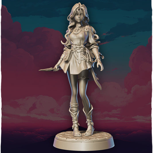 Elara Arcaneheart Miniature (Standard & NSFW Variations) - Lily's Minis - 28mm / 32mm / 36mm