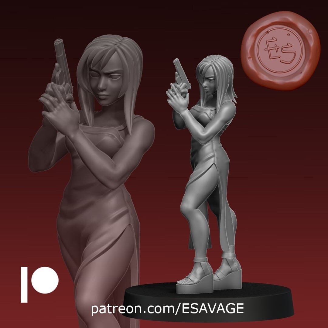 Detective Eva - Ethan Savage Studios - 15mm / 28mm / 32mm / 36mm