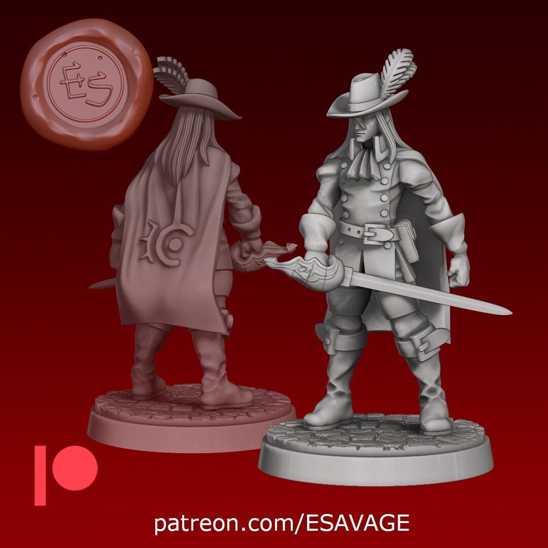 Red Mage - Ethan Savage Studios - 28mm / 32mm / 36mm