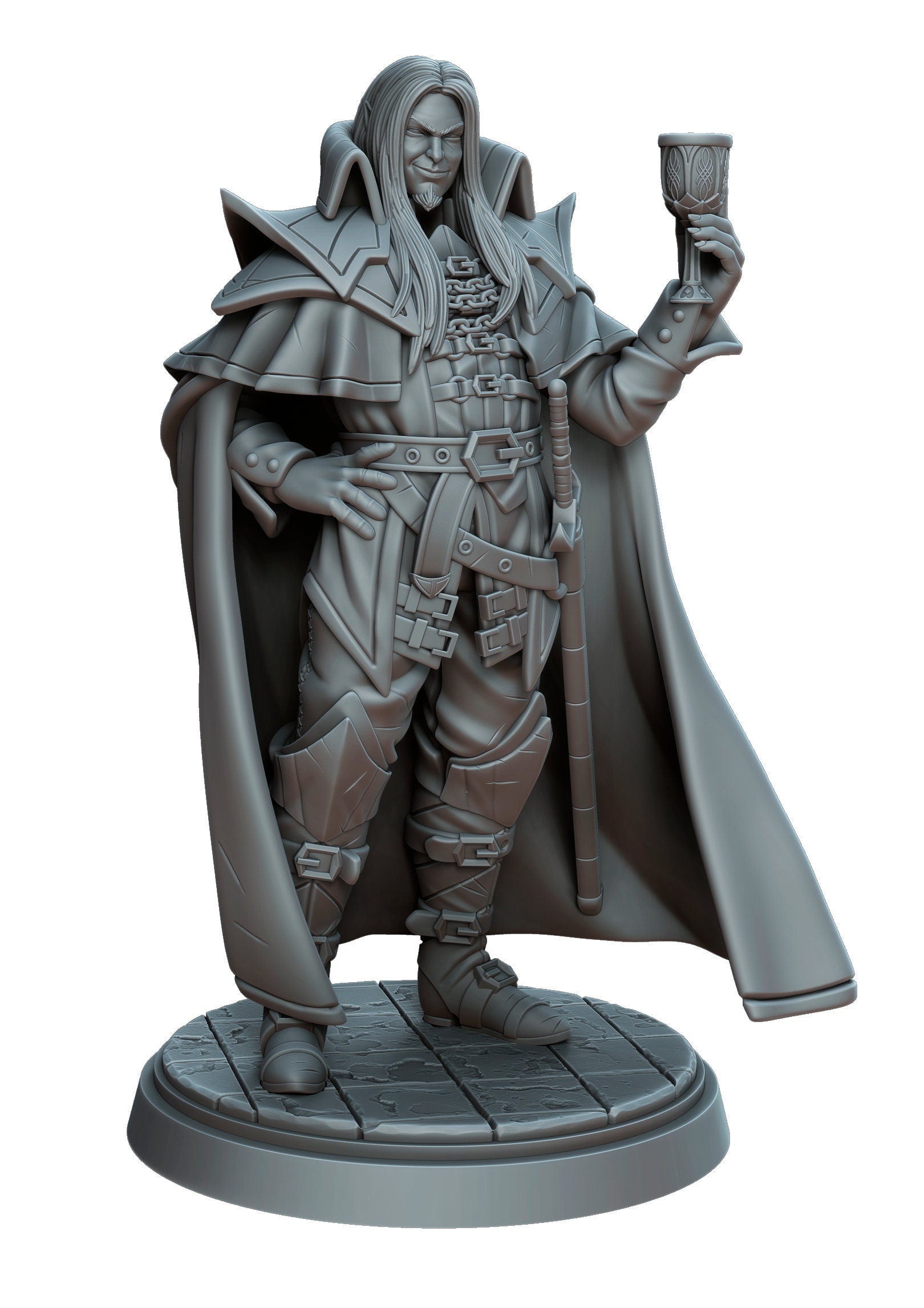 Vampire Count Krovzovich Miniature (Standard, Diorama & True Vampire Variations) - Vortex Studios - 28mm / 32mm / 36mm