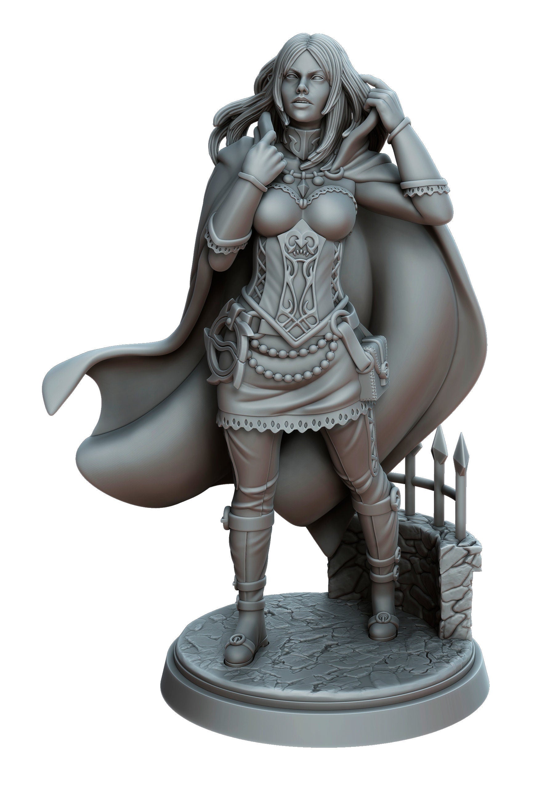 Serena Krovzovich Miniature (Standard, Diorama & NSFW Variations) - Vortex Studios - 28mm / 32mm / 36mm / 75mm