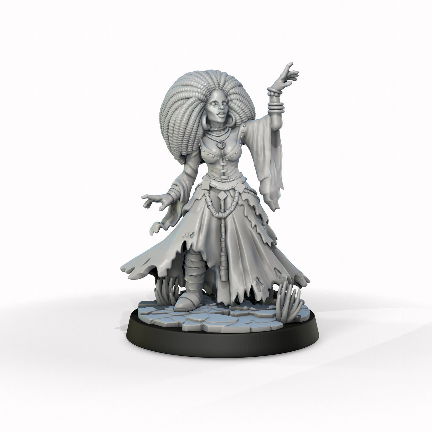 The Swamp Witch Miniature - Cosmondo - 28mm / 32mm / 36mm