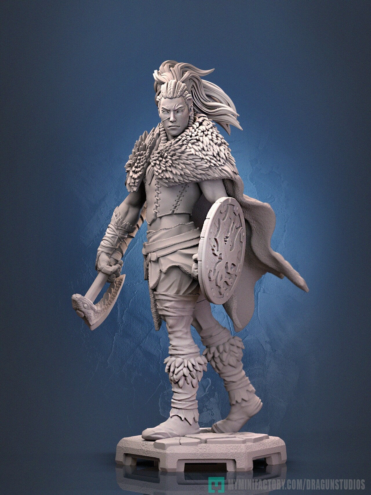 Freyja (Chimera Armor Set) - DraGun Studios - 28mm / 32mm / 36mm / 75mm