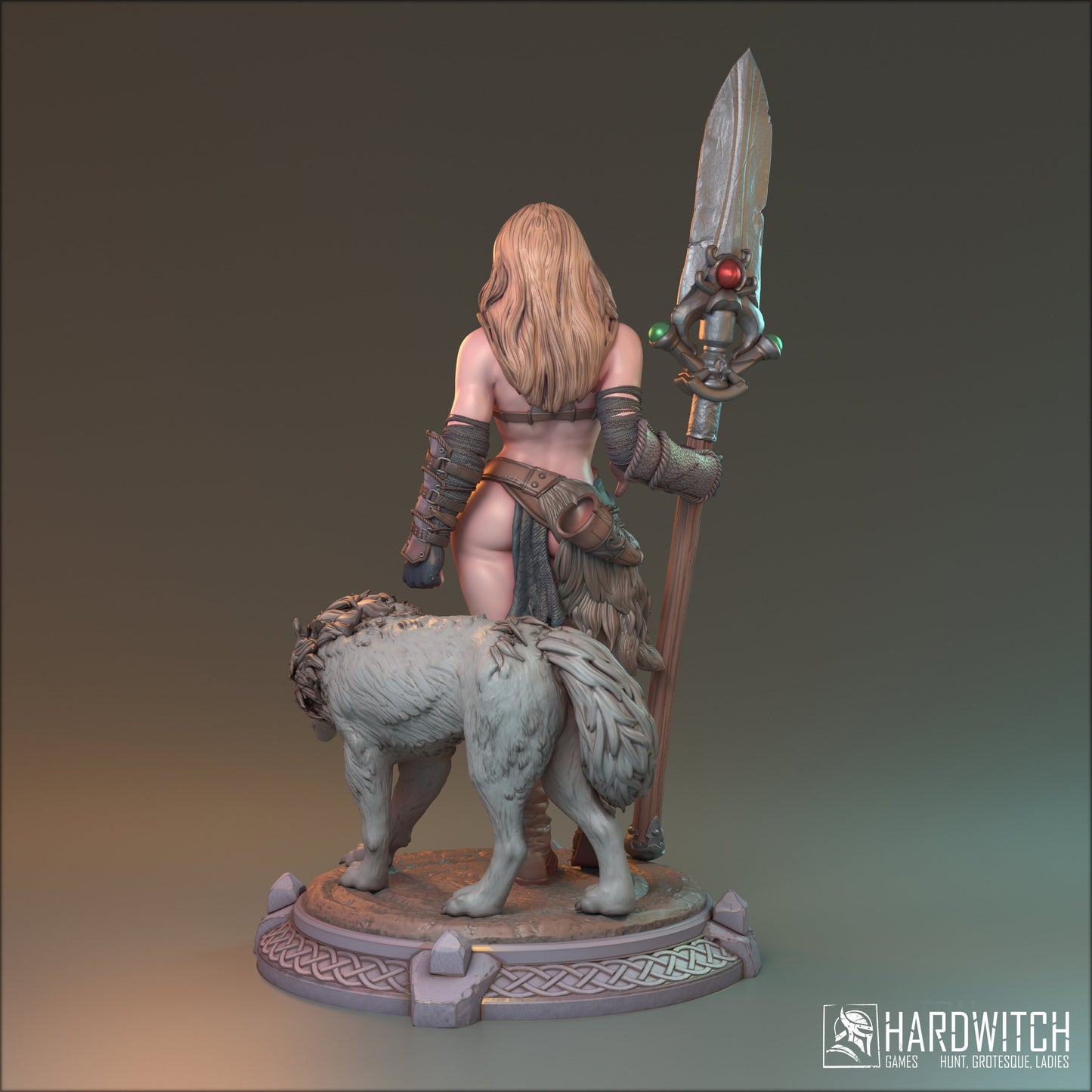 Alva Thurd Miniature (Standard & NSFW Variations) - HardWitch Games- 28mm / 32mm / 36mm / 75mm / 100mm