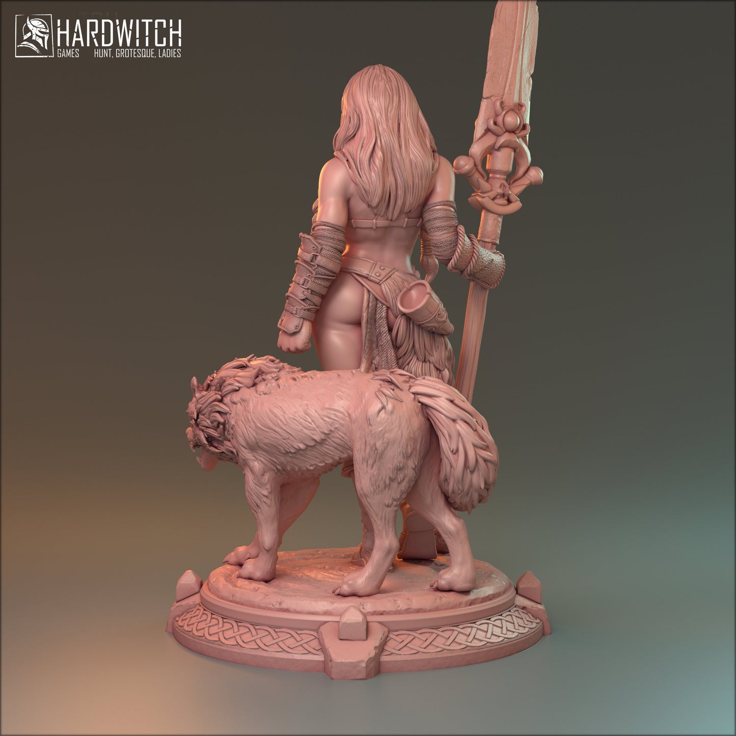 Alva Thurd Miniature (Standard & NSFW Variations) - HardWitch Games- 28mm / 32mm / 36mm / 75mm / 100mm