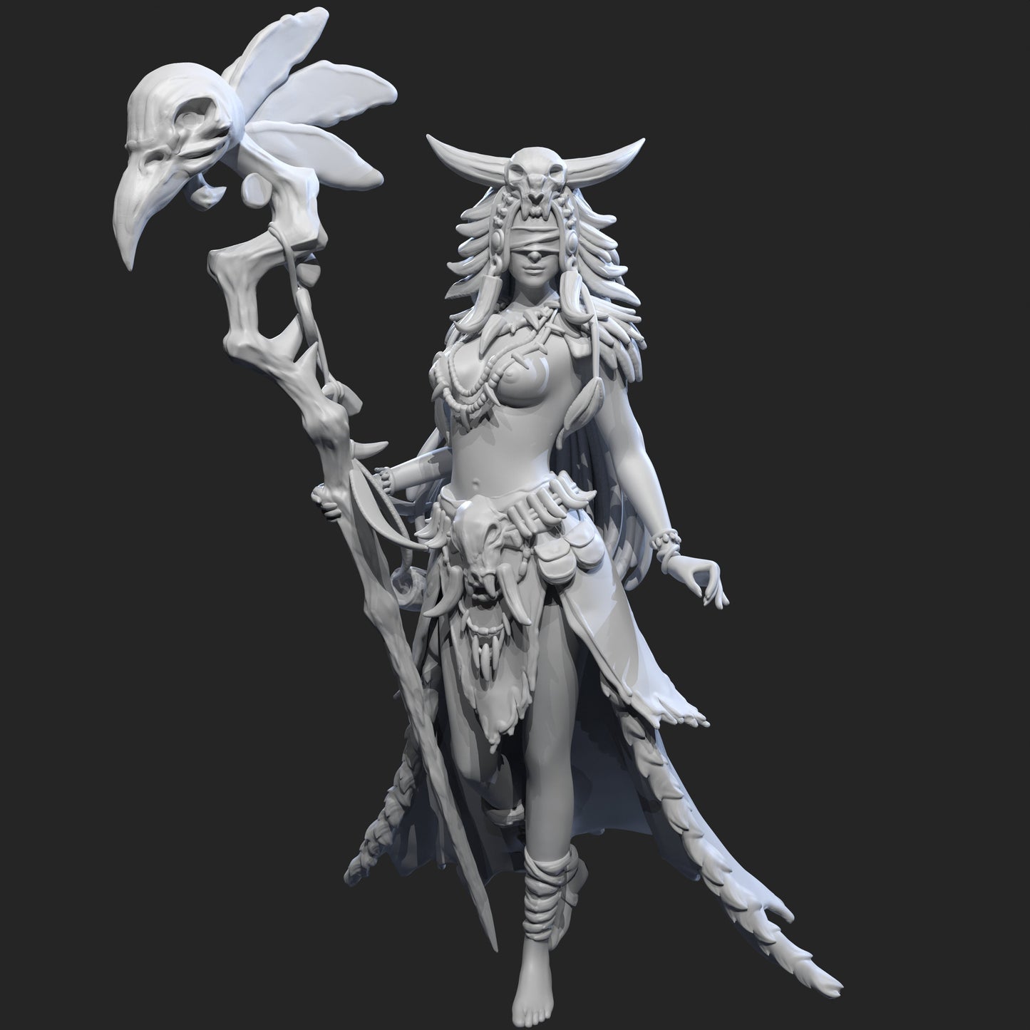 Lirael Silvermoon Miniature (Standard & NSFW Variations) - Lily's Minis - 28mm / 32mm / 36mm