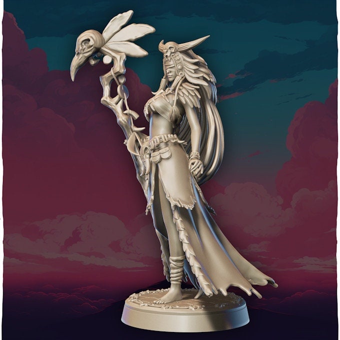 Lirael Silvermoon Miniature (Standard & NSFW Variations) - Lily's Minis - 28mm / 32mm / 36mm