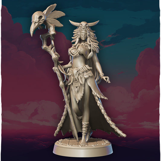 Lirael Silvermoon Miniature (Standard & NSFW Variations) - Lily's Minis - 28mm / 32mm / 36mm