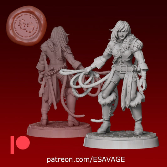 Vampire Killer Miniature - Ethan Savage Studios - 28mm / 32mm / 36mm