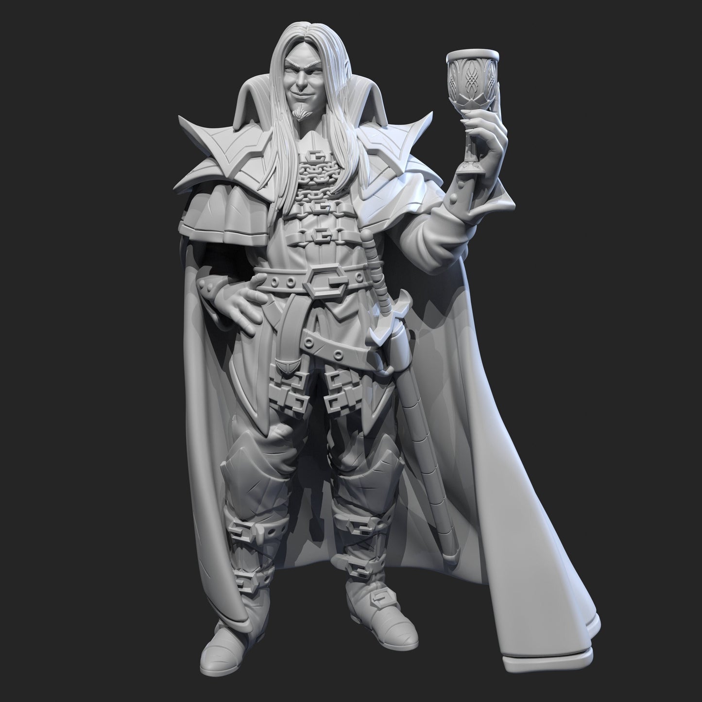 Vampire Count Krovzovich Miniature (Standard, Diorama & True Vampire Variations) - Vortex Studios - 28mm / 32mm / 36mm