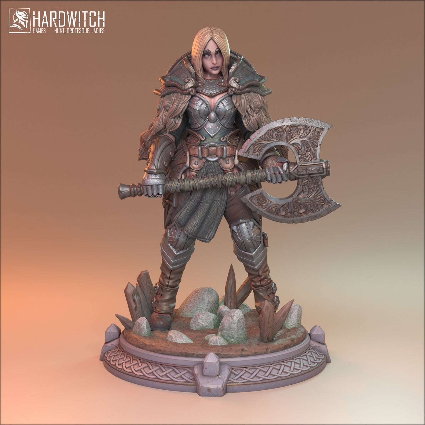 Feira Thurd Miniature (Standard & NSFW Variations) - HardWitch Games- 28mm / 32mm / 36mm / 75mm / 100mm