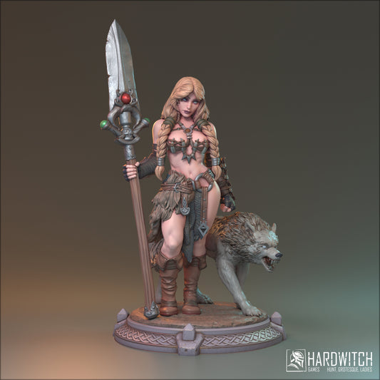 Alva Thurd Miniature (Standard & NSFW Variations) - HardWitch Games- 28mm / 32mm / 36mm / 75mm / 100mm