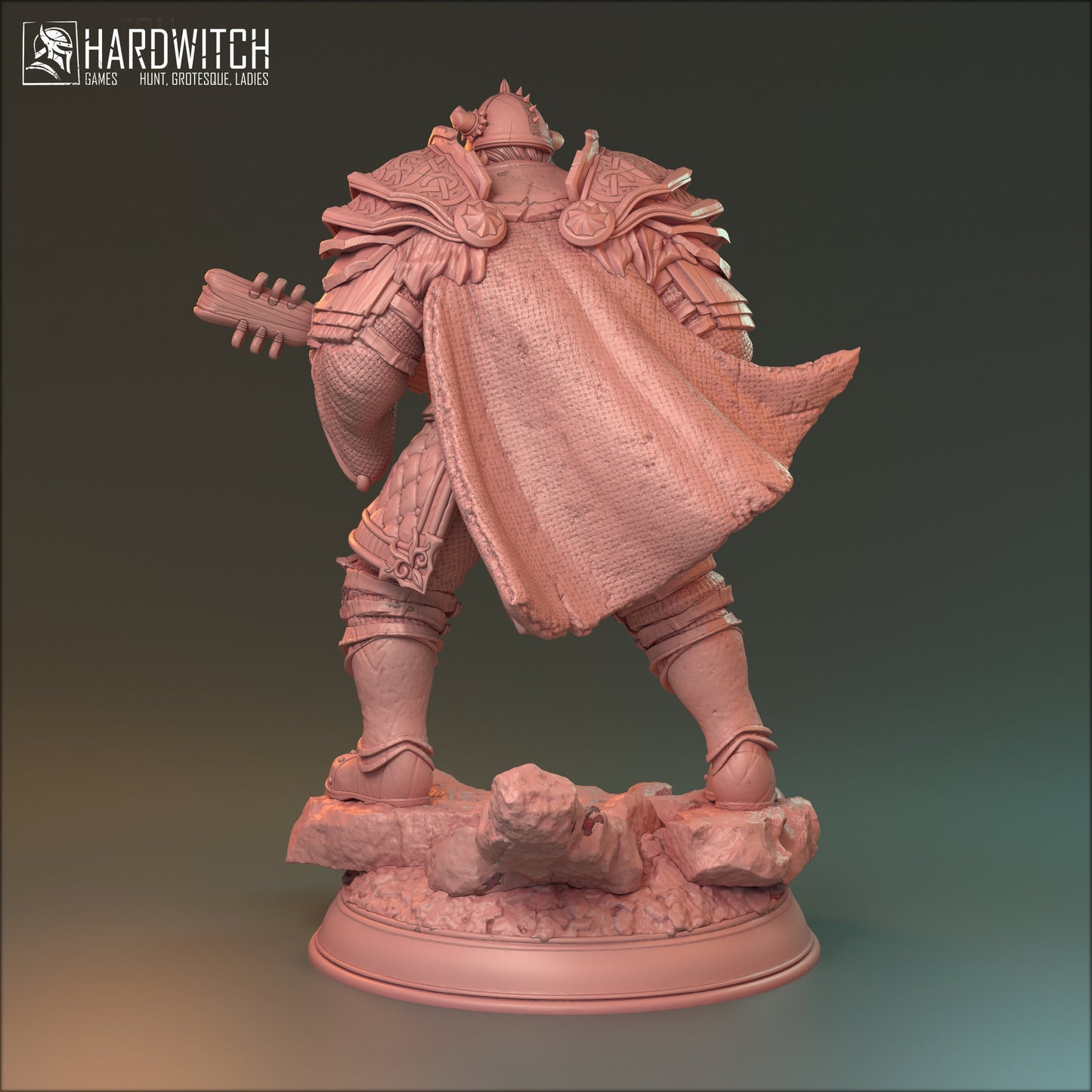 Garadot the Bard Miniature - HardWitch Games - 28mm / 32mm / 36mm / 75mm