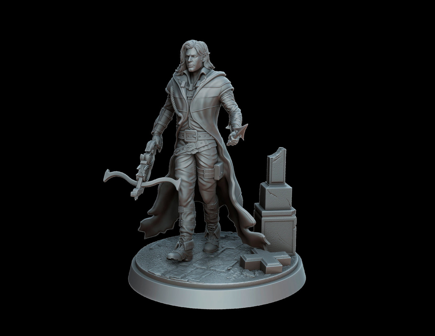 Vampire Hunter (M) Miniature - Vortex Studios - 28mm / 32mm / 36mm / 75mm