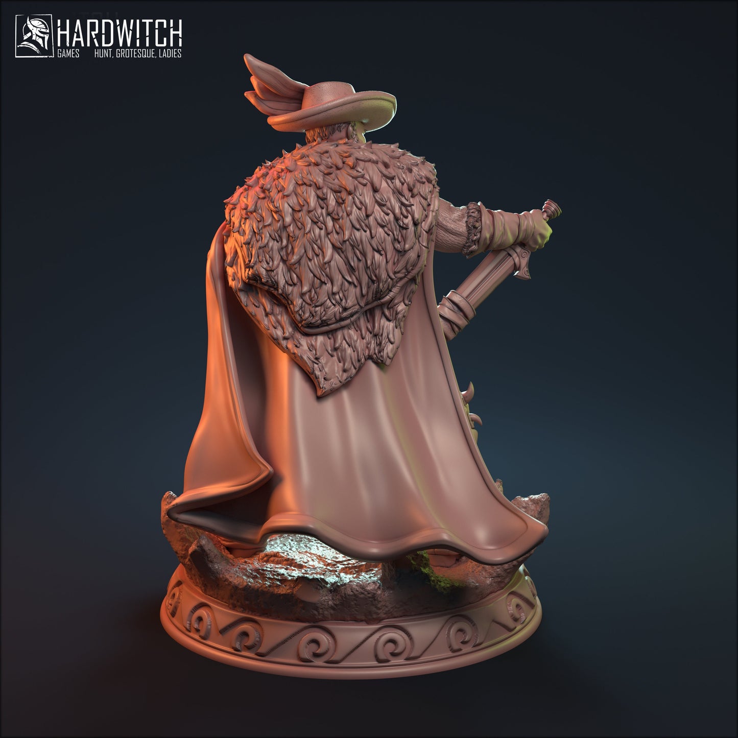 Zafar Miniature - HardWitch Games - 28mm / 32mm / 36mm / 75mm