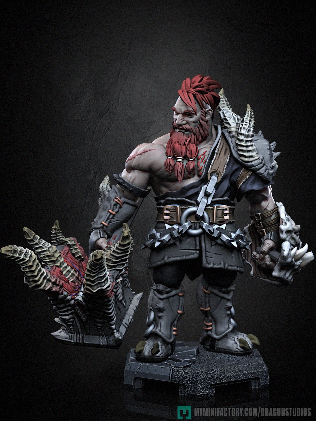 Hagall (Demon Armor Set) - DraGun Studios - 28mm / 32mm / 36mm / 75mm