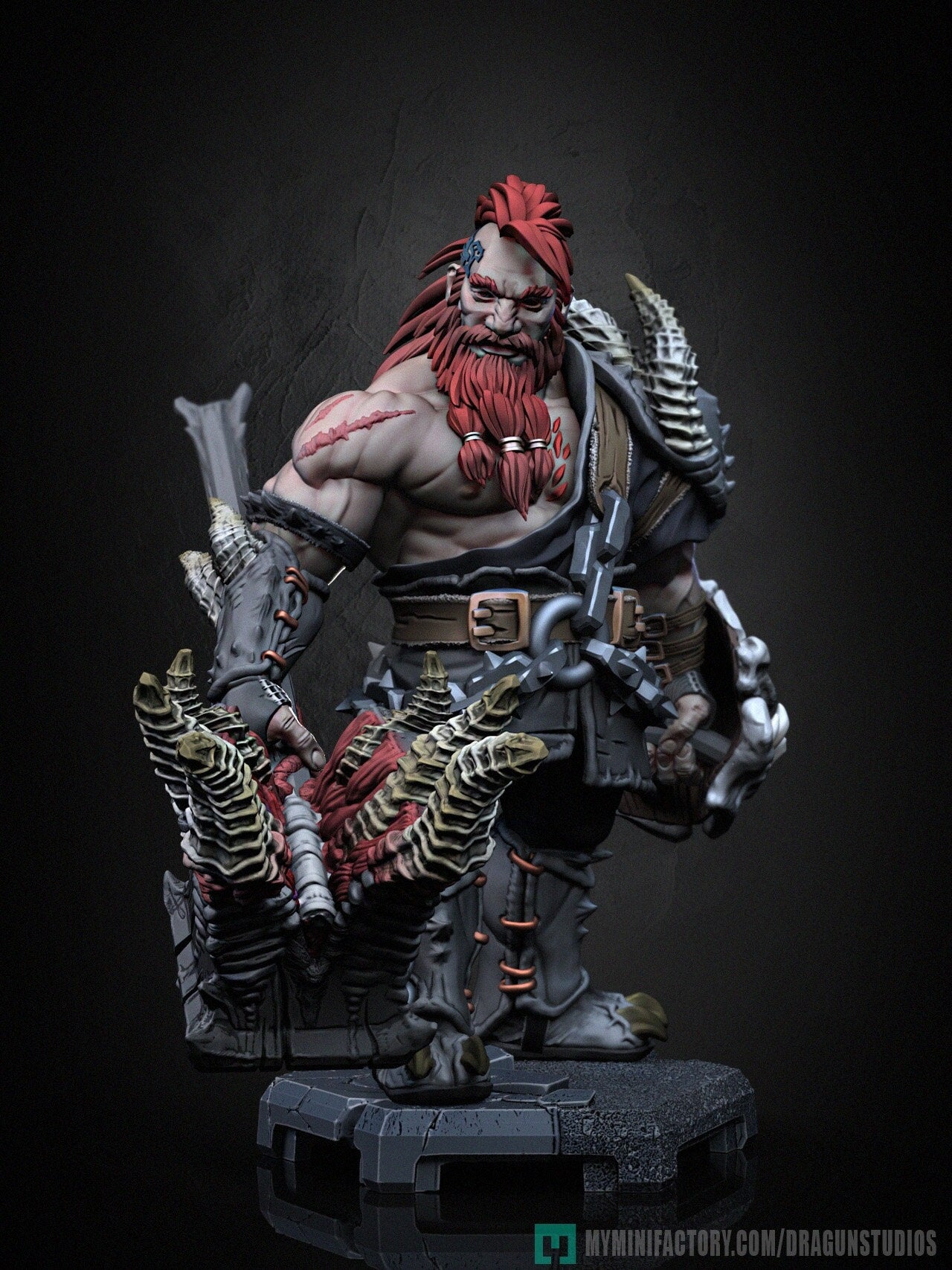 Hagall (Demon Armor Set) - DraGun Studios - 28mm / 32mm / 36mm / 75mm