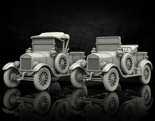 Fjord Pickup Vehicle Miniature - Adaevy Creations - 28mm / 32mm / 36mm