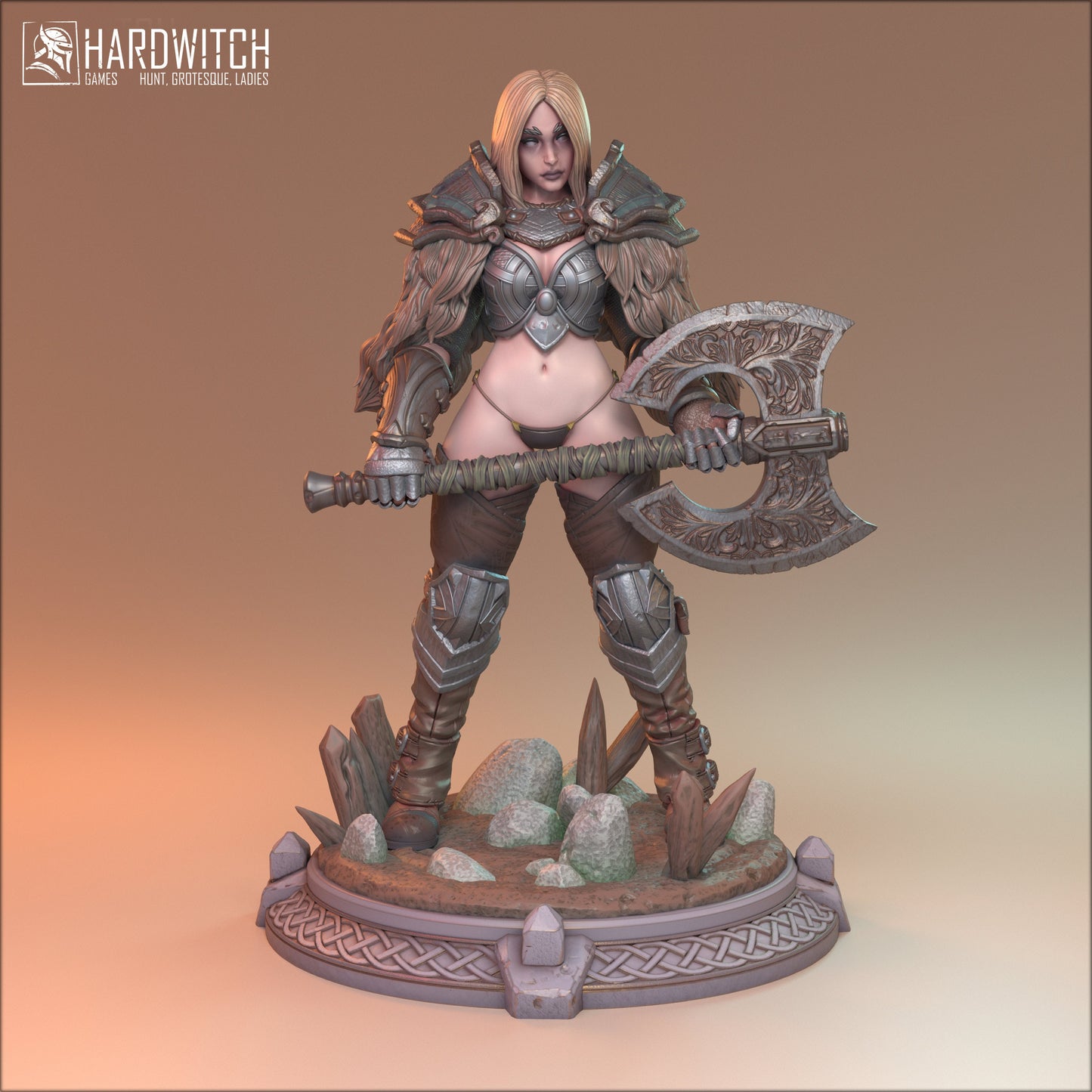 Feira Thurd Miniature (Standard & NSFW Variations) - HardWitch Games- 28mm / 32mm / 36mm / 75mm / 100mm