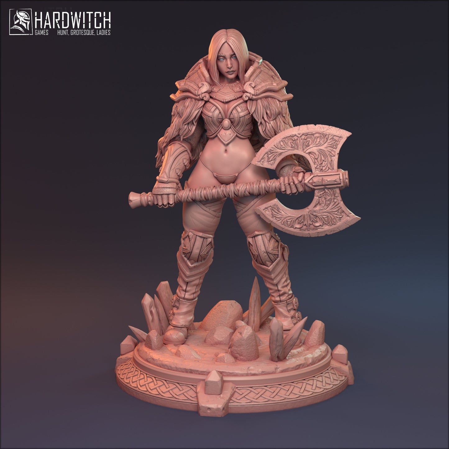 Feira Thurd Miniature (Standard & NSFW Variations) - HardWitch Games- 28mm / 32mm / 36mm / 75mm / 100mm