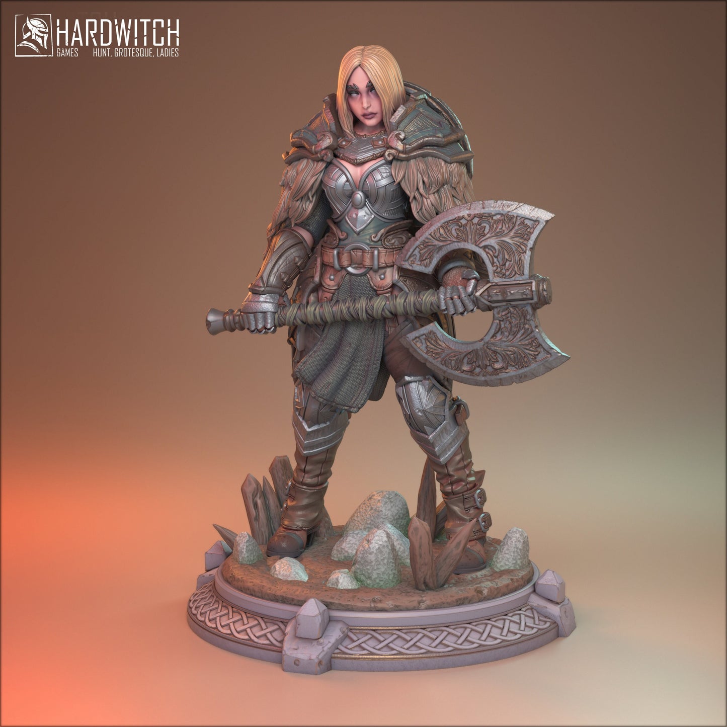 Feira Thurd Miniature (Standard & NSFW Variations) - HardWitch Games- 28mm / 32mm / 36mm / 75mm / 100mm