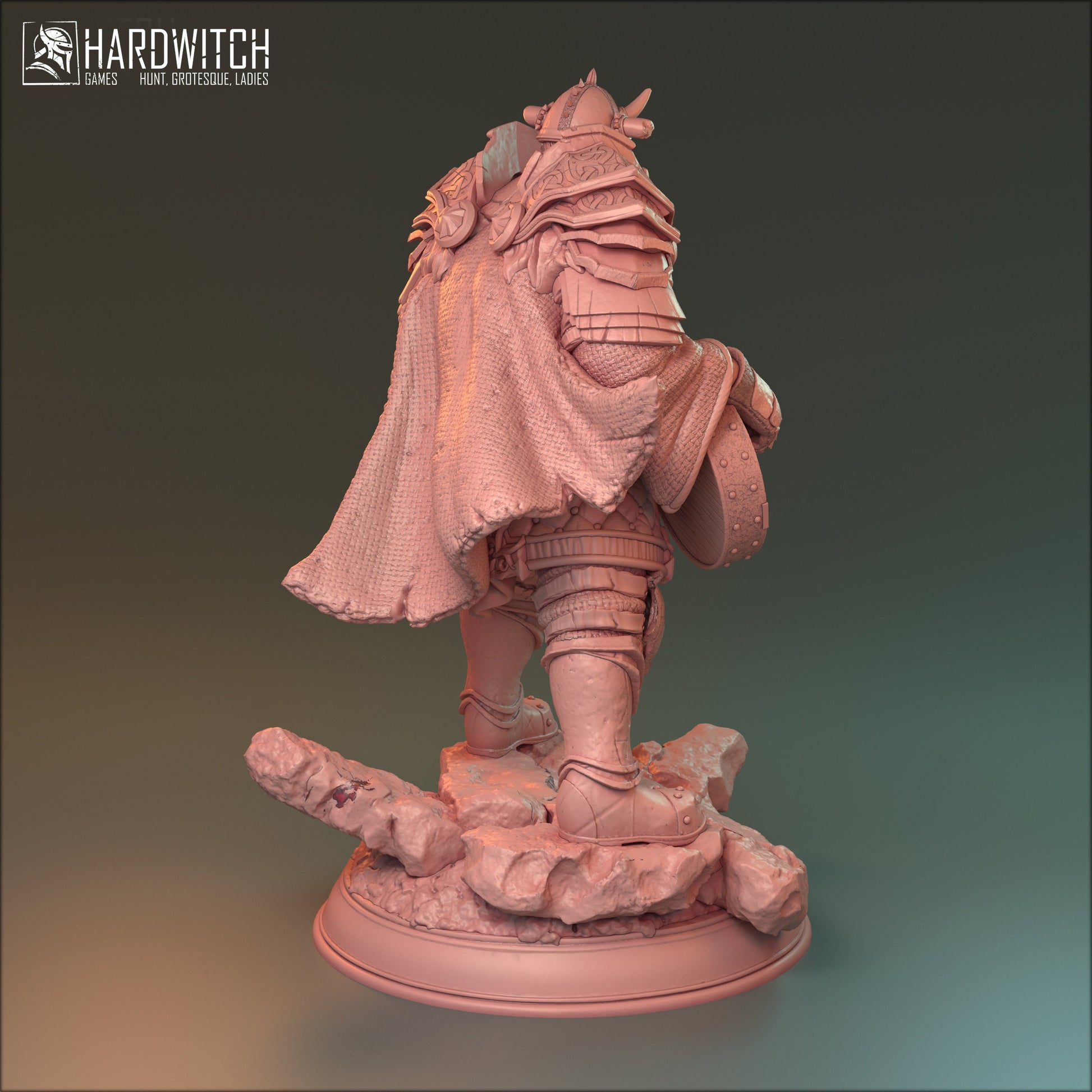 Garadot the Bard Miniature - HardWitch Games - 28mm / 32mm / 36mm / 75mm