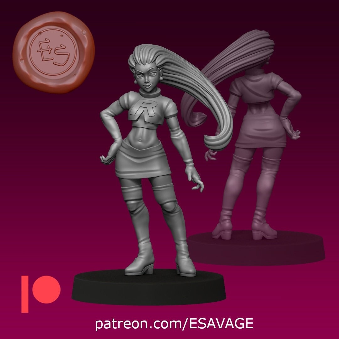 Jessie Miniature - Ethan Savage Studios - 28mm / 32mm / 36mm