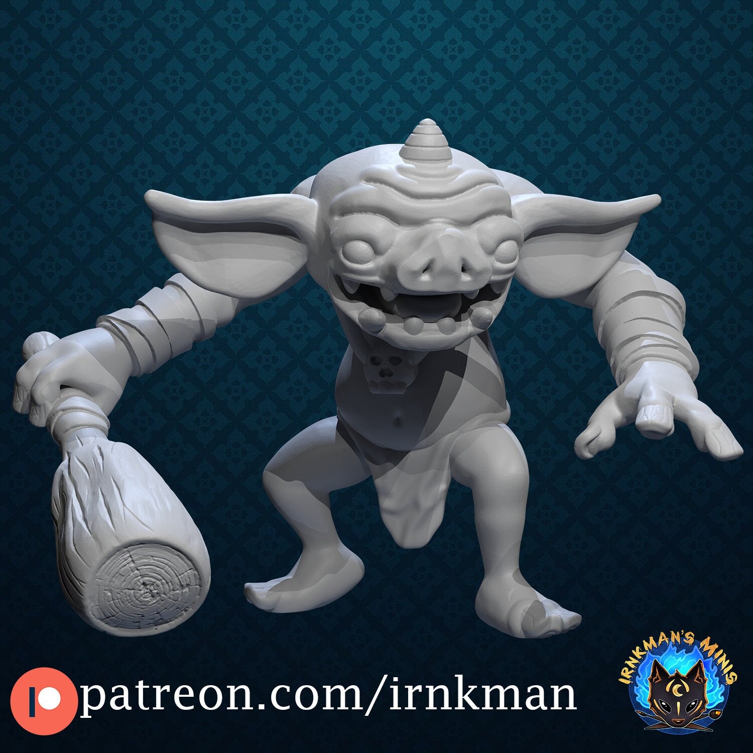 Bob Goblin Miniature - Irnkman's Minis - 28mm / 32mm / 36mm