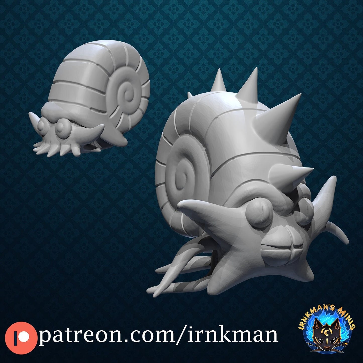 Omanyte / Omastar Miniatures - Irnkman's Minis