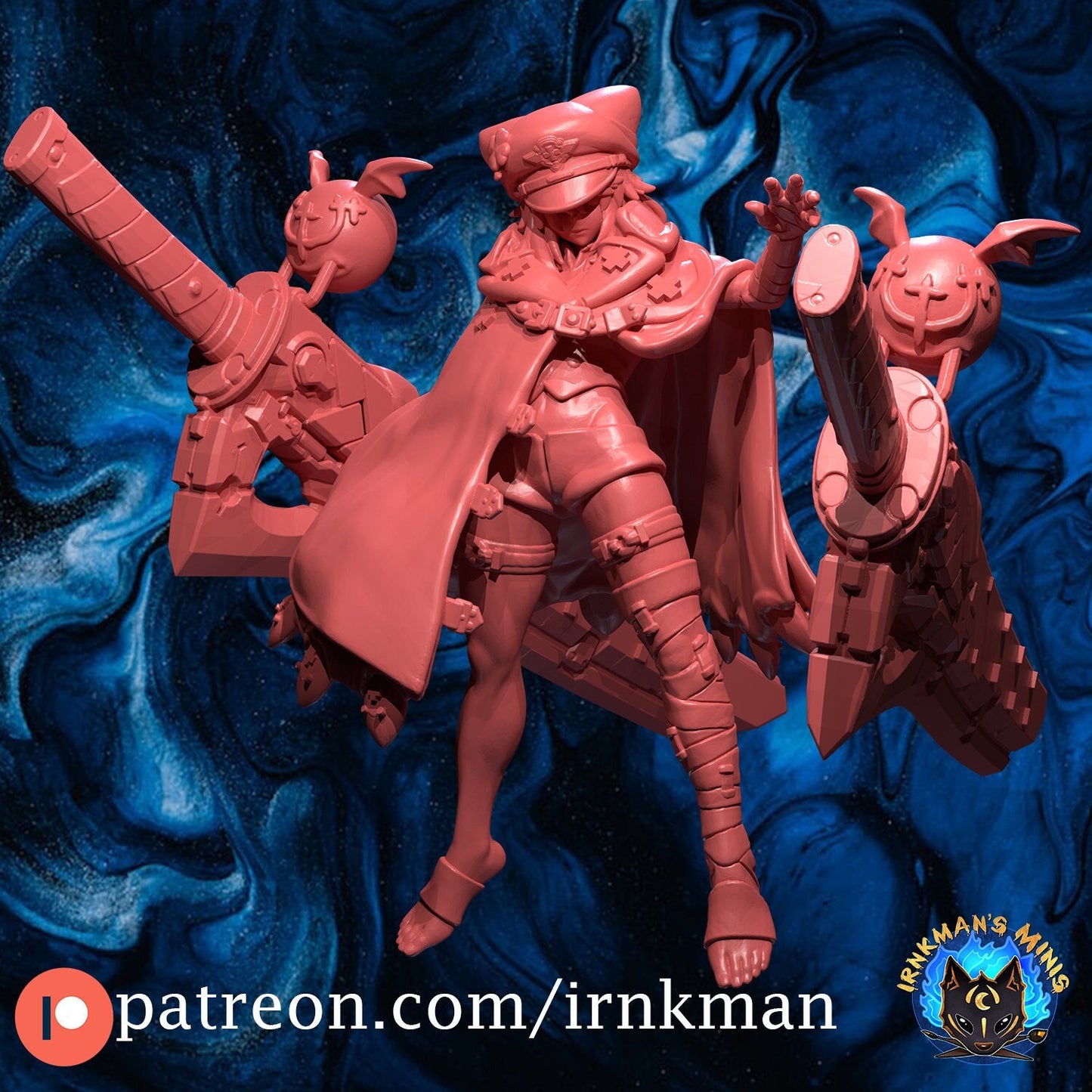 My Lethal Valentine Miniature (2 Variations) - Irnkman's Minis - 28mm / 32mm / 36mm